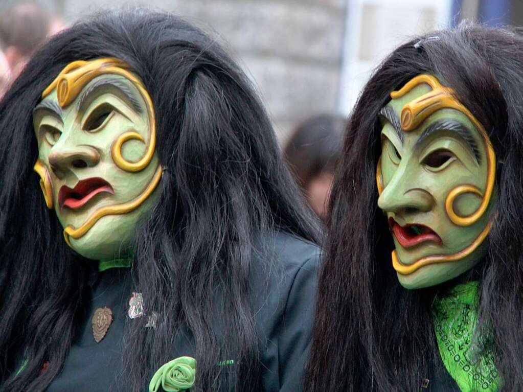 Buntes Treiben in der Kurstadt: der Bad Krozinger Fasnet-Umzug 2014