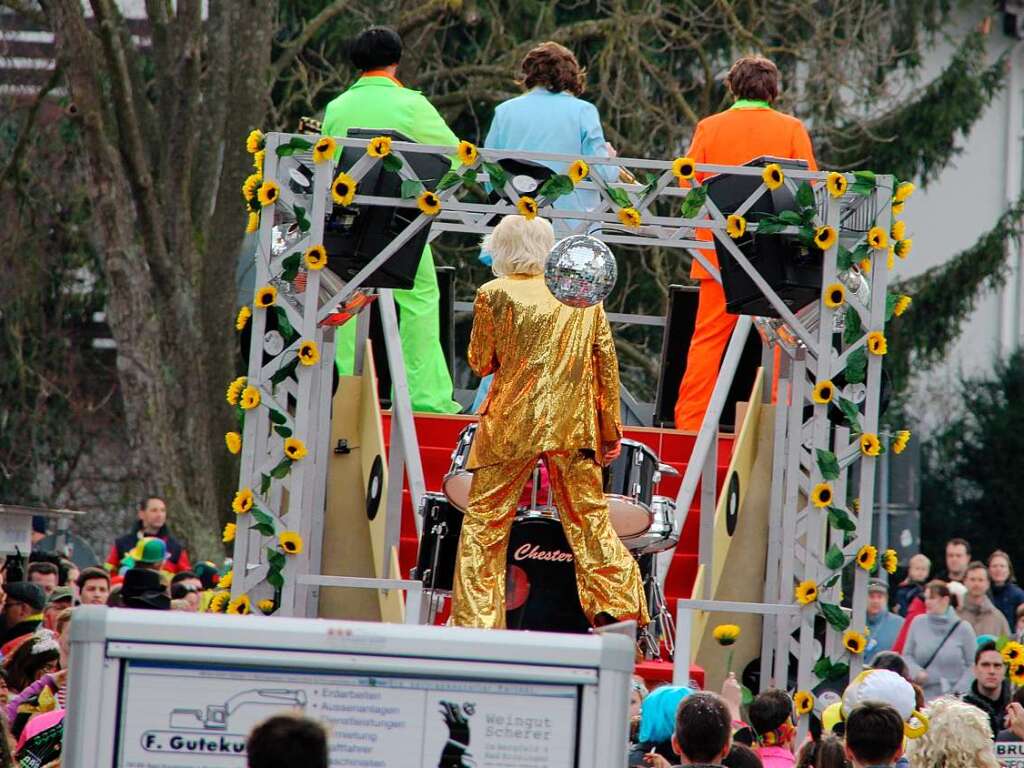 Buntes Treiben in der Kurstadt: der Bad Krozinger Fasnet-Umzug 2014