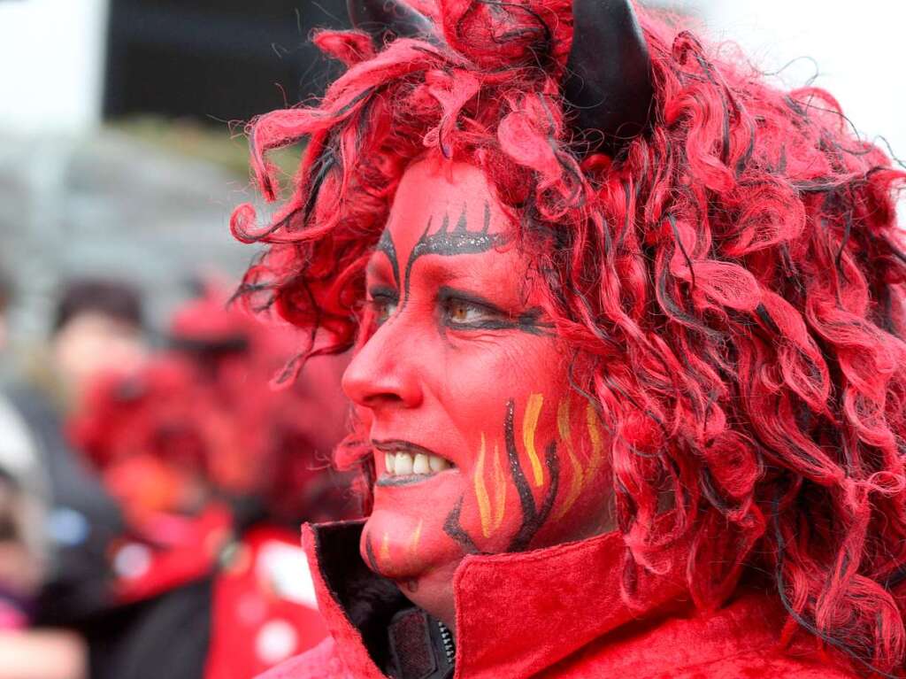 Buntes Treiben in der Kurstadt: der Bad Krozinger Fasnet-Umzug 2014