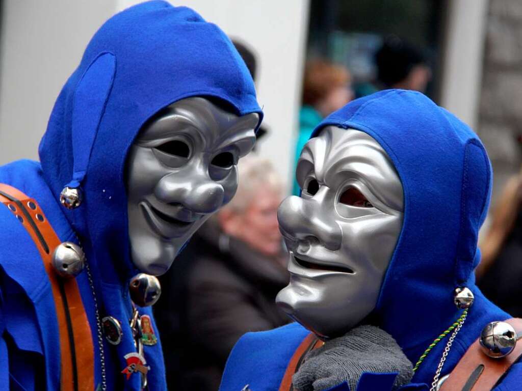 Buntes Treiben in der Kurstadt: der Bad Krozinger Fasnet-Umzug 2014