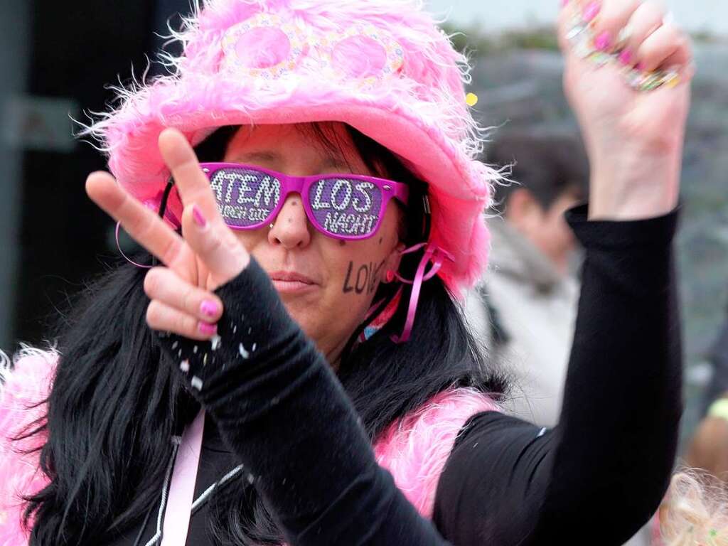 Buntes Treiben in der Kurstadt: der Bad Krozinger Fasnet-Umzug 2014