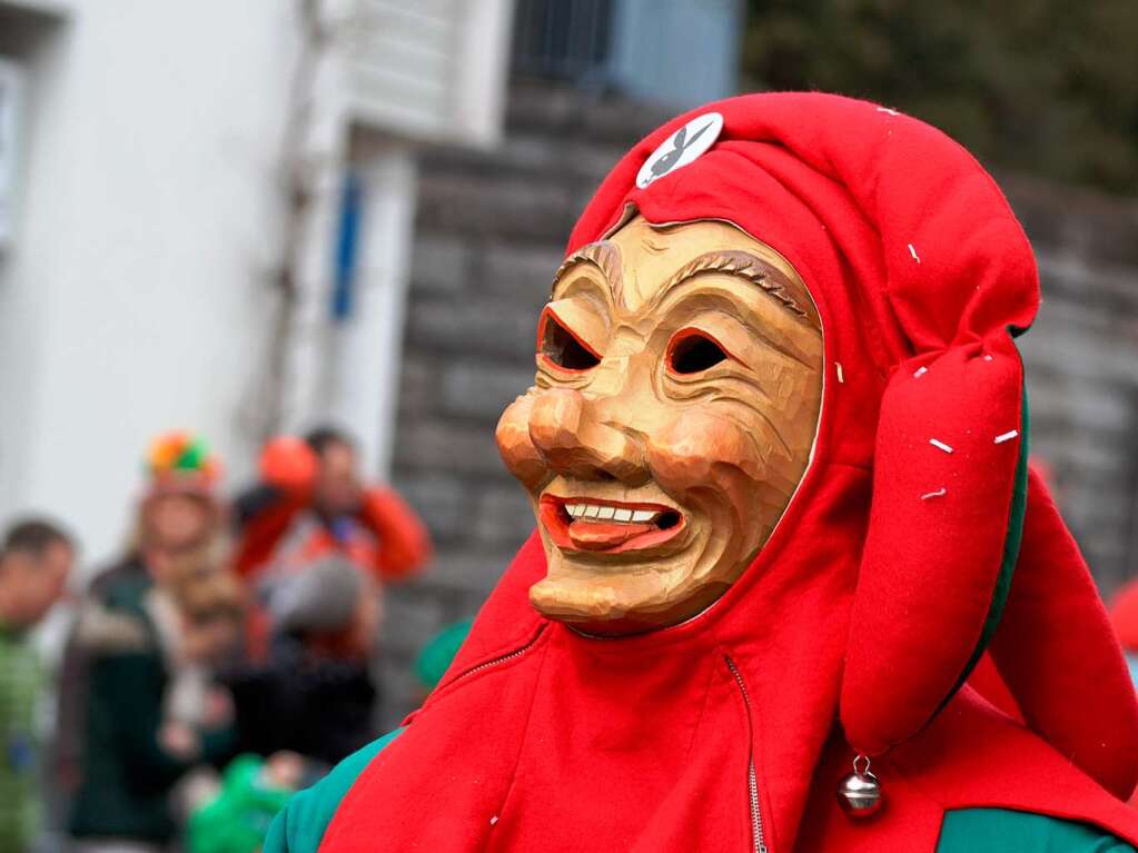 Buntes Treiben in der Kurstadt: der Bad Krozinger Fasnet-Umzug 2014