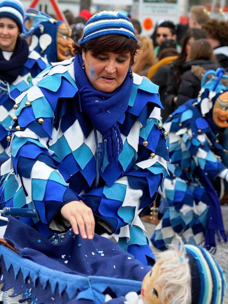 Buntes Treiben in der Kurstadt: der Bad Krozinger Fasnet-Umzug 2014