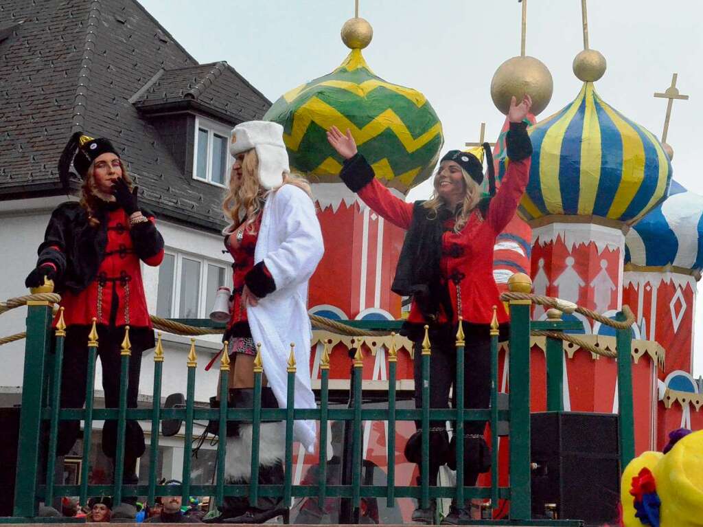 Eindrcke vom Wagenbauerumzug in Husern