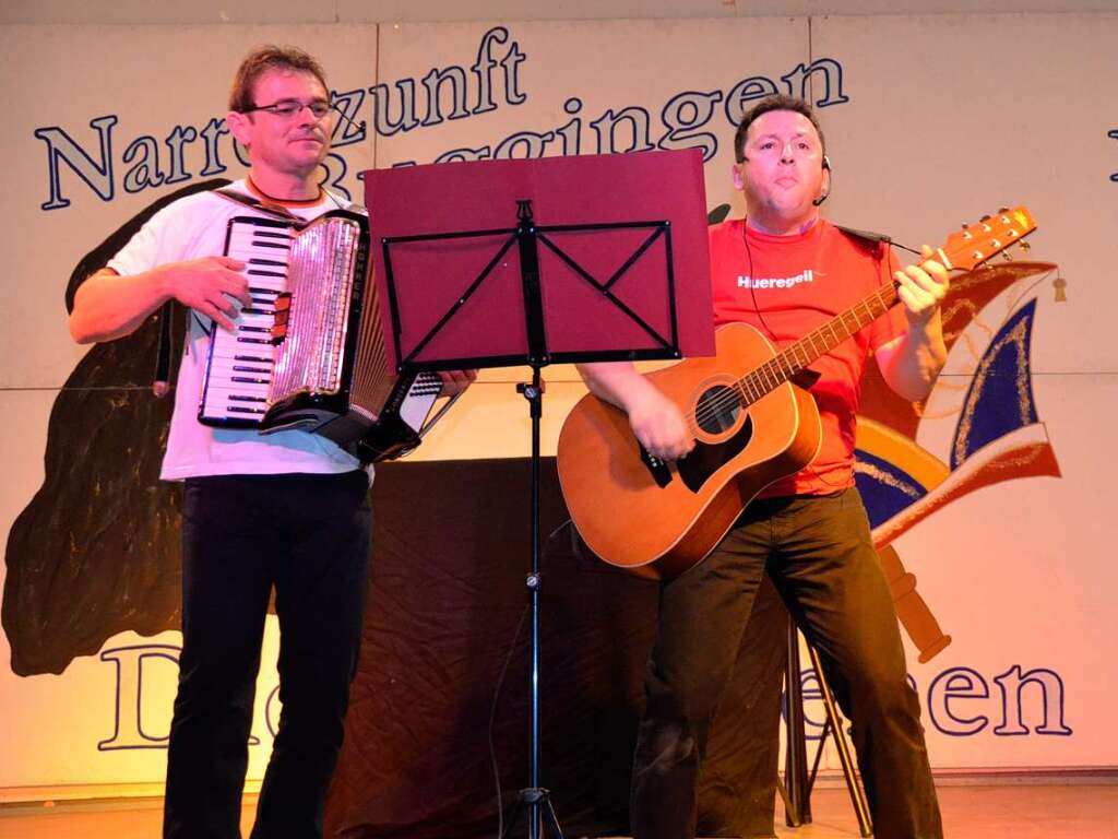 Die 60. Bhnenfasnacht der Bugginger Narrenzunft Die Gesalzenen in der ausverkauften Festhalle in Buggingen.