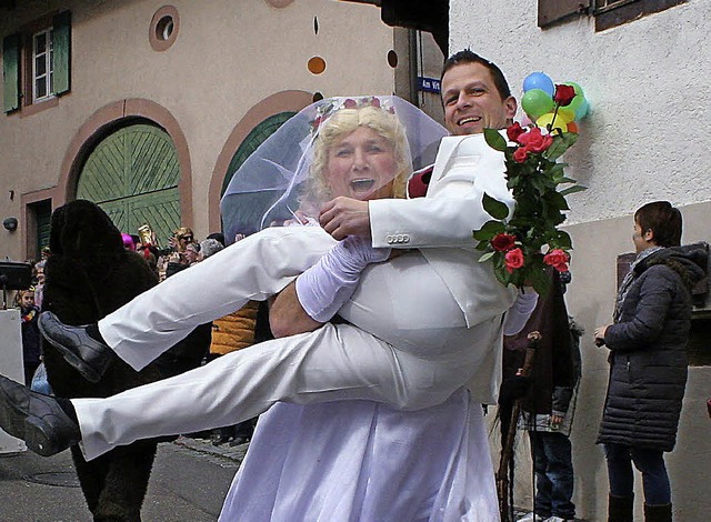 Ein(e)getragene Hochzeit.   | Foto: reinhard cremer