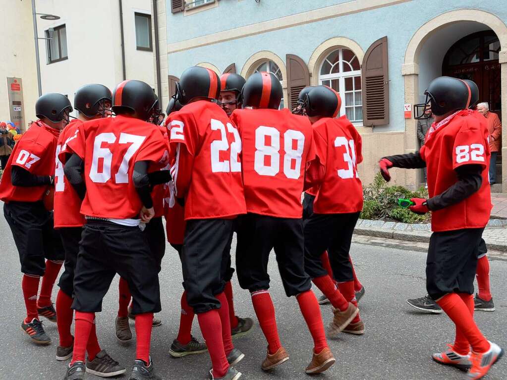 Viel Fantasie und Kreativitt bewiesen die nrrischen Gruppen beim Kinderumzug. Auch die Zuschauer hatten ihren Spa.