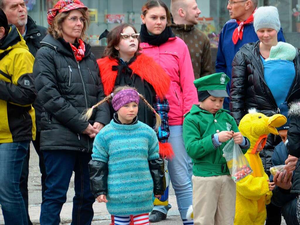 Viel Fantasie und Kreativitt bewiesen die nrrischen Gruppen beim Kinderumzug. Auch die Zuschauer hatten ihren Spa.