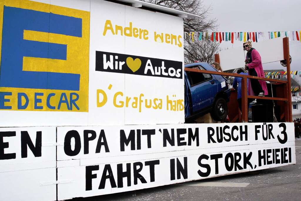 Parken im Kaufhaus Stork