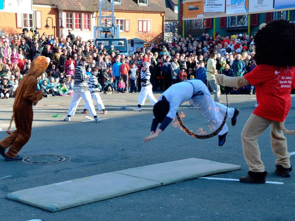 Impressionen vom Gauklertag auf dem Breisacher Marktplatz