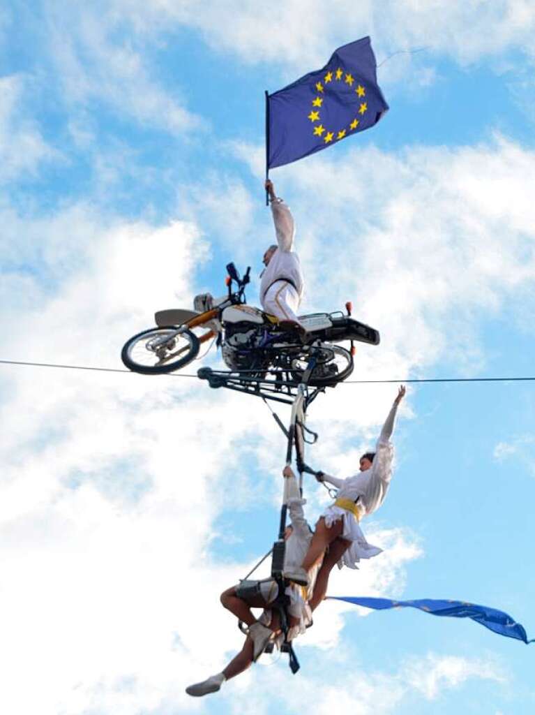 Impressionen vom Gauklertag auf dem Breisacher Marktplatz