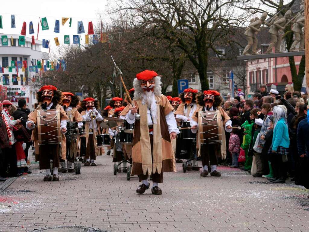 Eindrcke vom Fasnachtsumzug am Sonntag durch Schopfheim