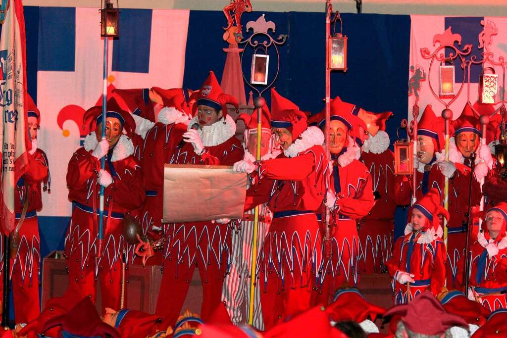 Fasnet-Proklamation durch den Oberjokili Fasnet-Proklamation durch den Oberjokili