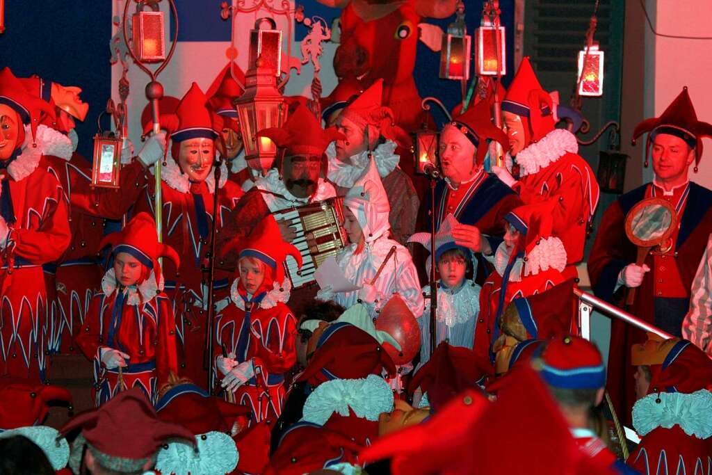Fasnet-Proklamation durch den Oberjokili Fasnet-Proklamation durch den Oberjokili