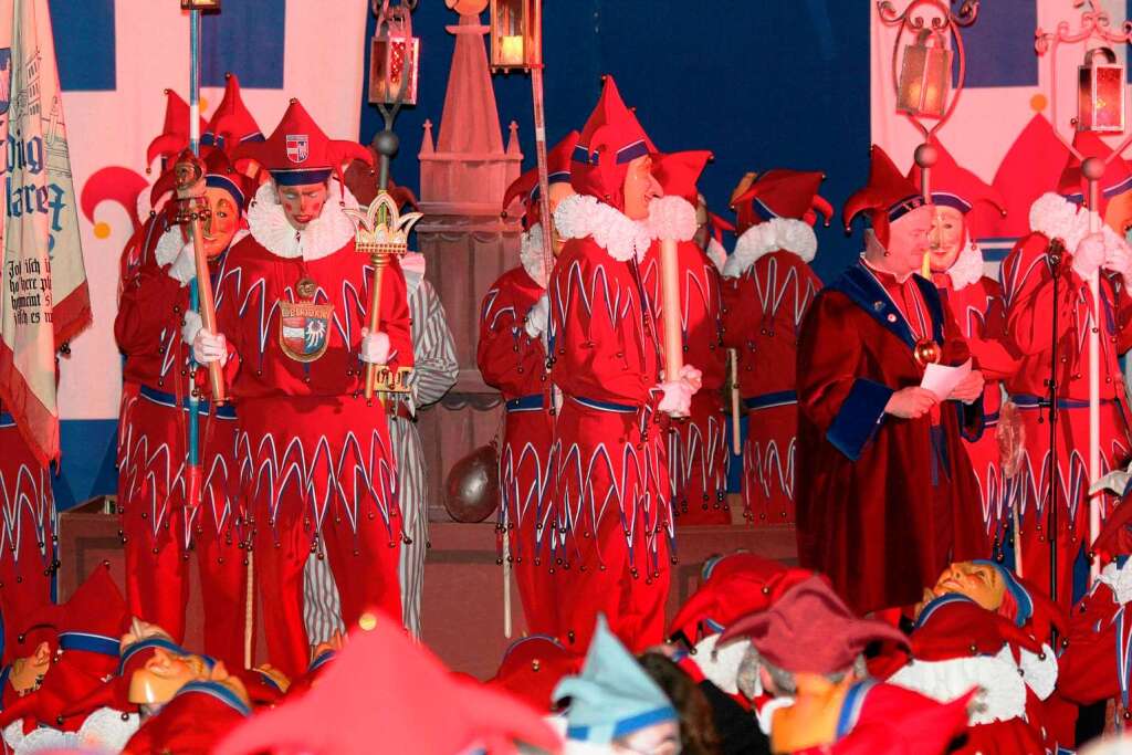 Fasnet-Proklamation durch den Oberjokili Fasnet-Proklamation durch den Oberjokili