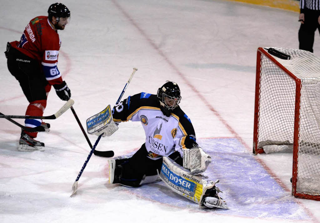 Michael Schmerda scheitert an Daniel Fieinger.