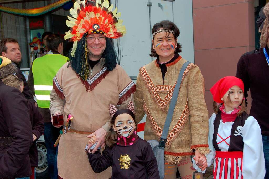 Indianer beim Gundelfinger Umzug