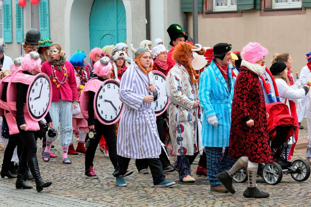 Wecken durch den Oberjokili und die Katzenmusik