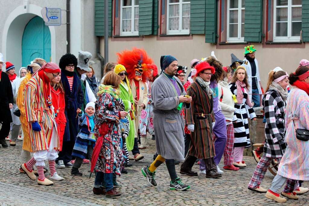 Wecken durch den Oberjokili und die Katzenmusik