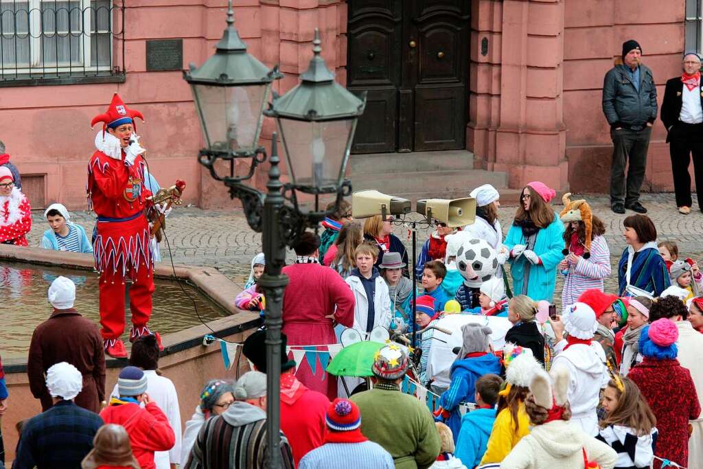 Wecken durch den Oberjokili und die Katzenmusik