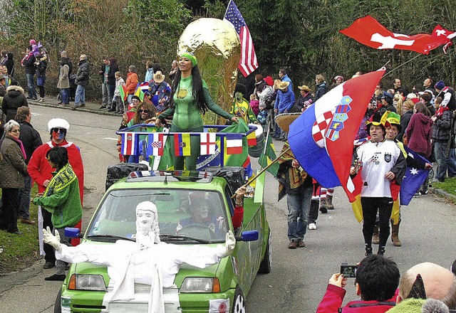 Die AH des SVU im brasilianischen WM-Fieber   | Foto: Manfred Lange