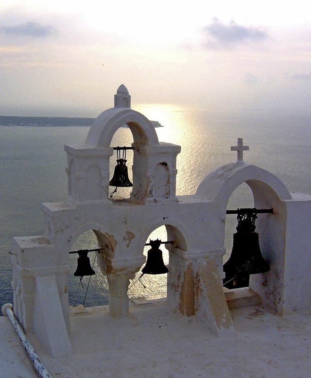 Griechenland wie im Bilderbuch: Santorin  | Foto: DPA