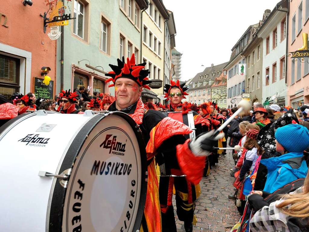 Rosenmontagsumzug in Freiburg