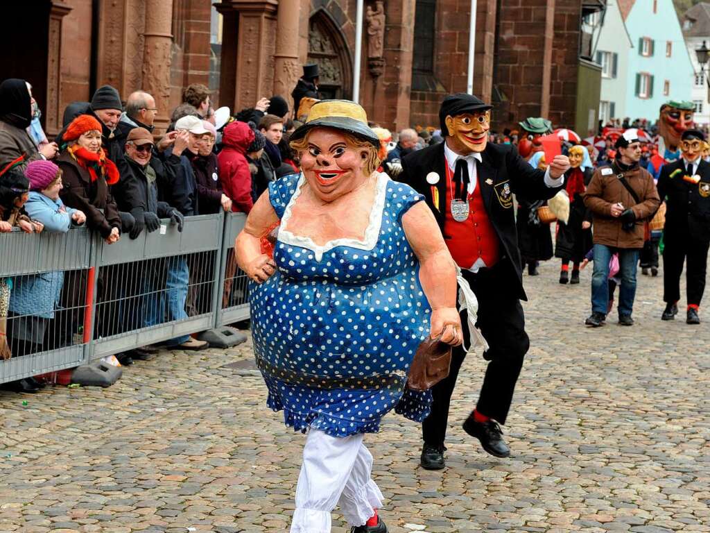 Rosenmontagsumzug in Freiburg