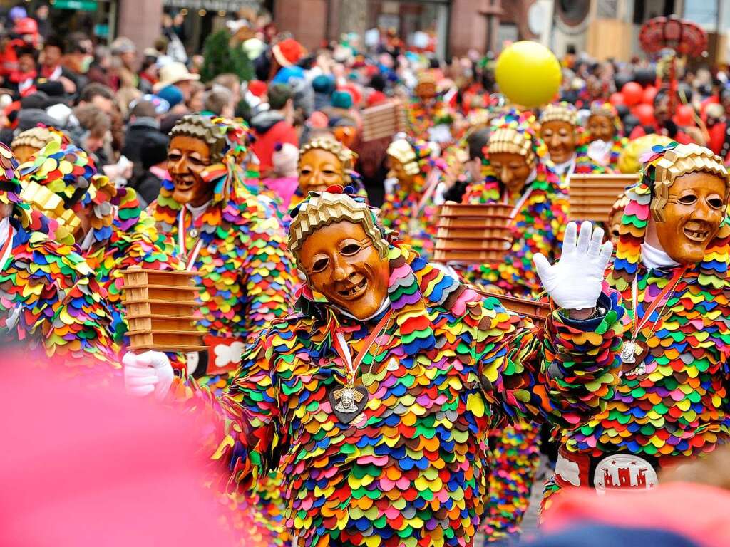 Rosenmontagsumzug in Freiburg