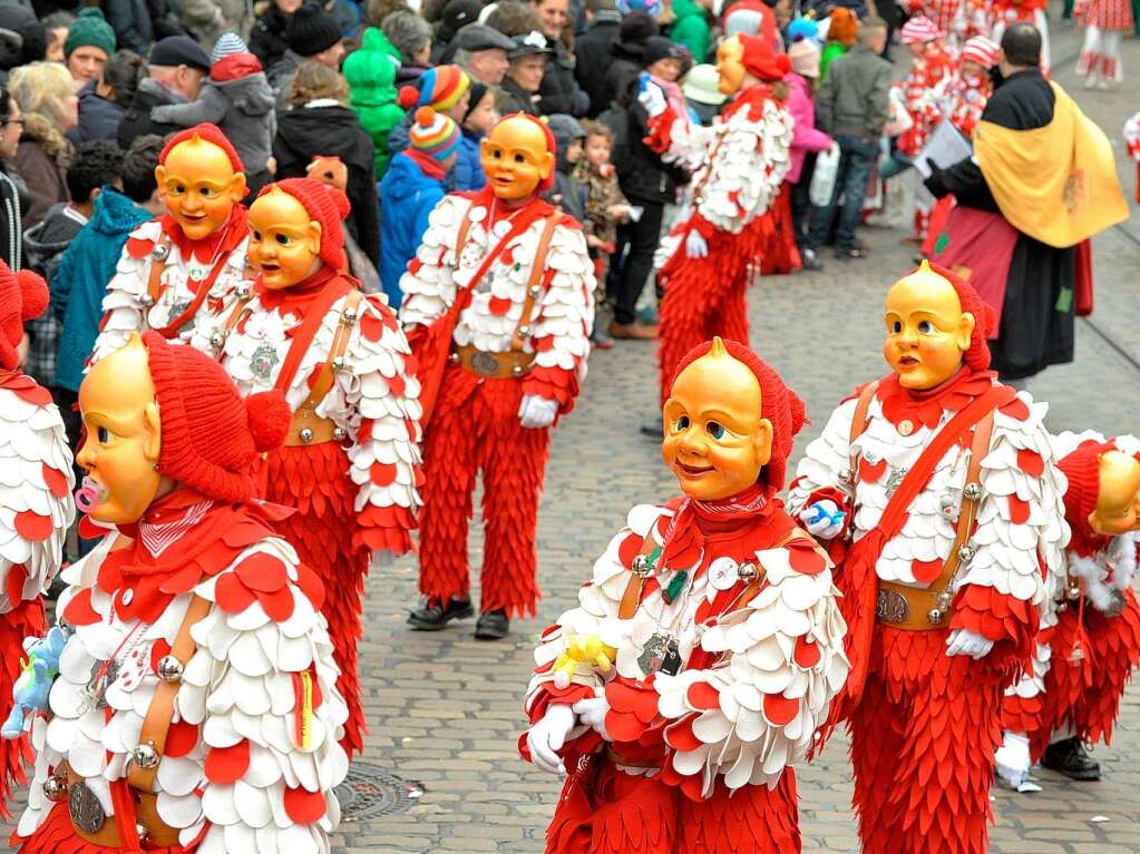 Rosenmontagsumzug in Freiburg