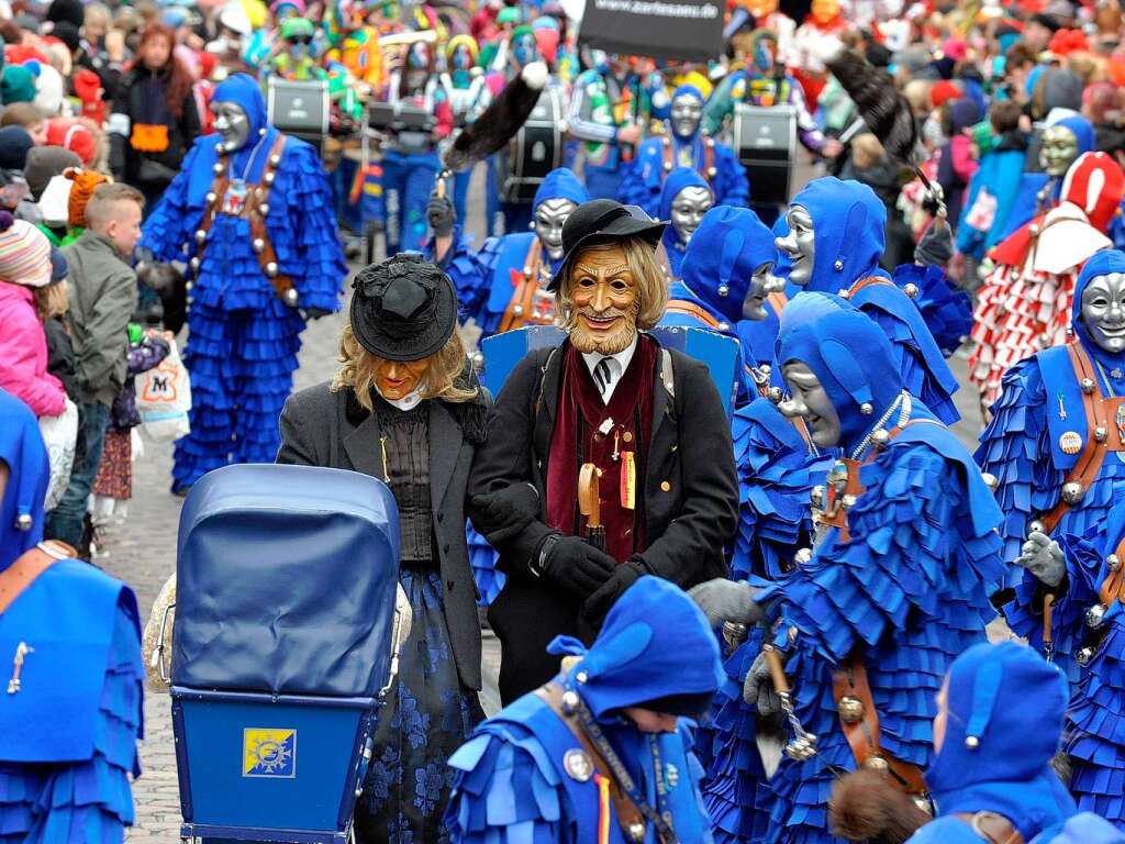 Rosenmontagsumzug in Freiburg