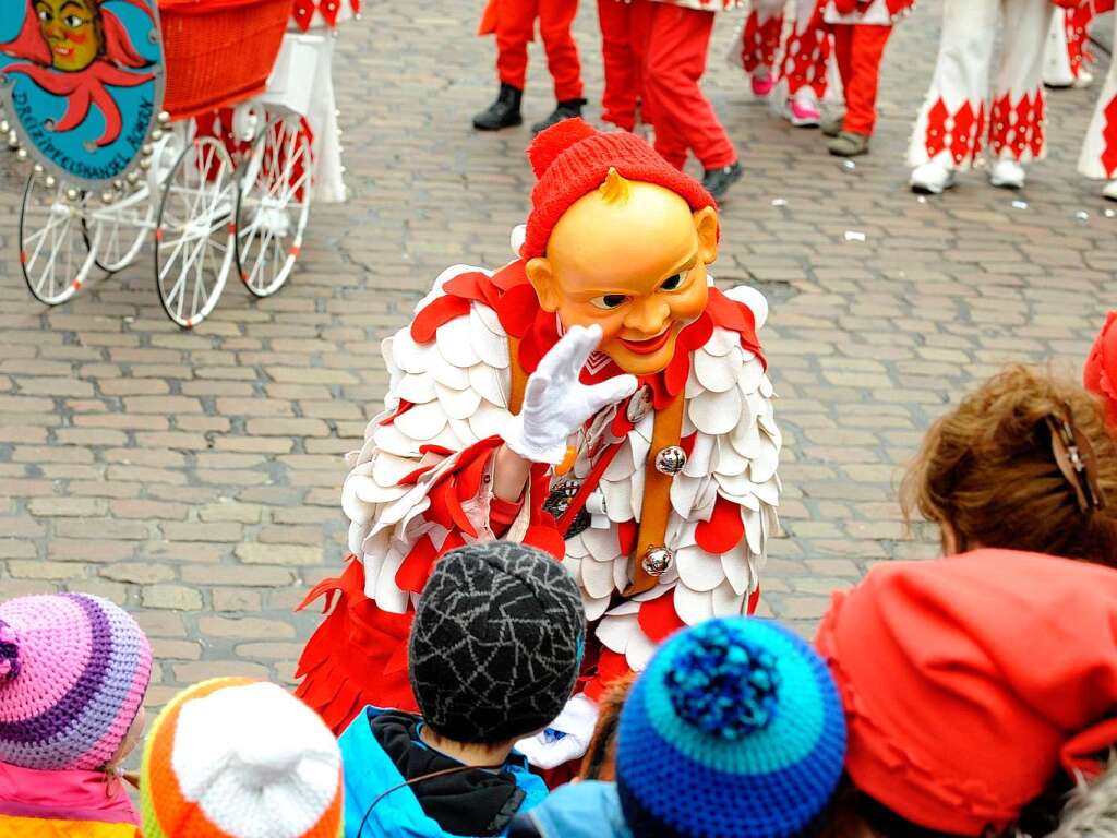 Rosenmontagsumzug in Freiburg