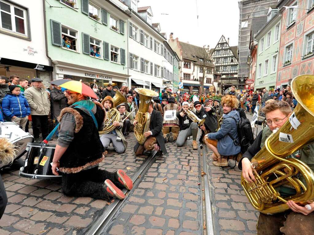 Rosenmontagsumzug in Freiburg