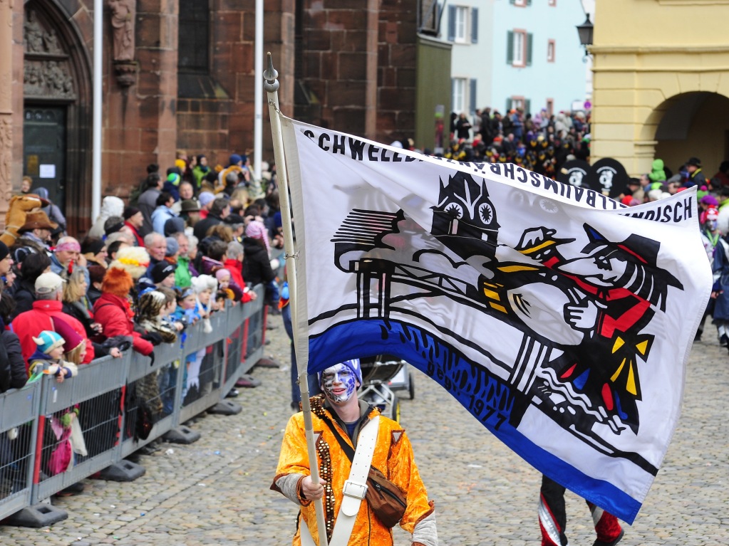 Rosenmontagsumzug in Freiburg