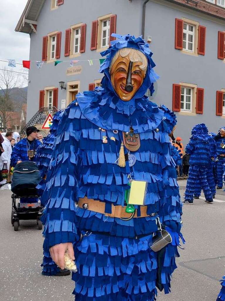 Mit dabei auch die Brunnenputzer aus Kirchhofen