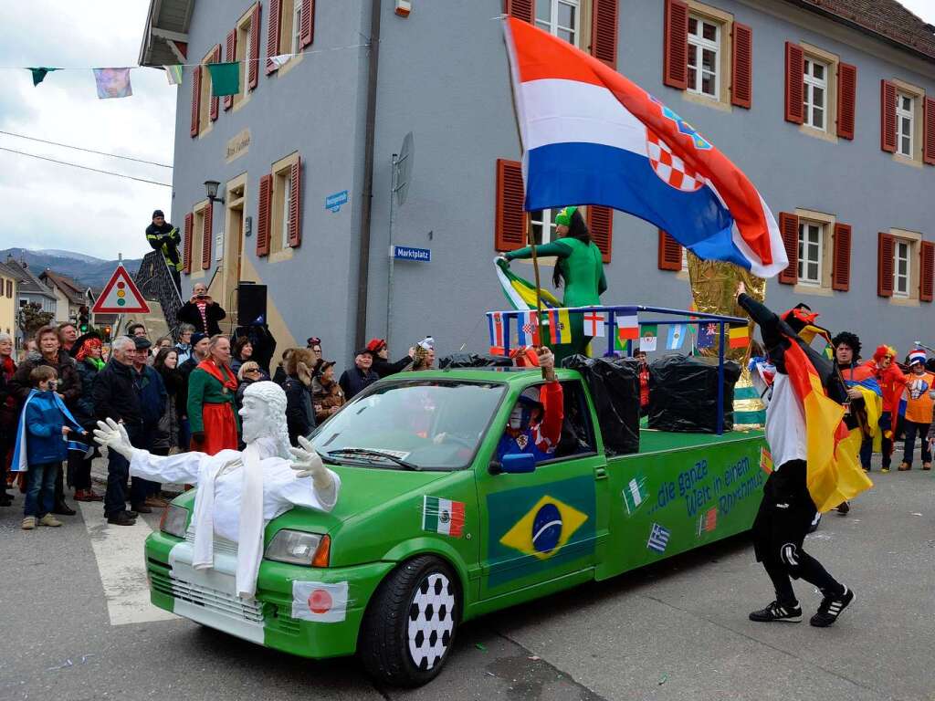 Ein Vorgeschmack auf die Fuball-WM in Brasilien