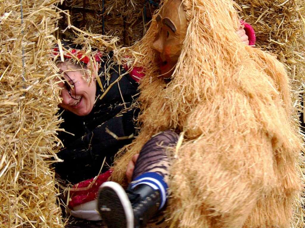 Eine prchtige Narrenparade defilierte zum   Rosenmontagsumzug durch Heitersheim.