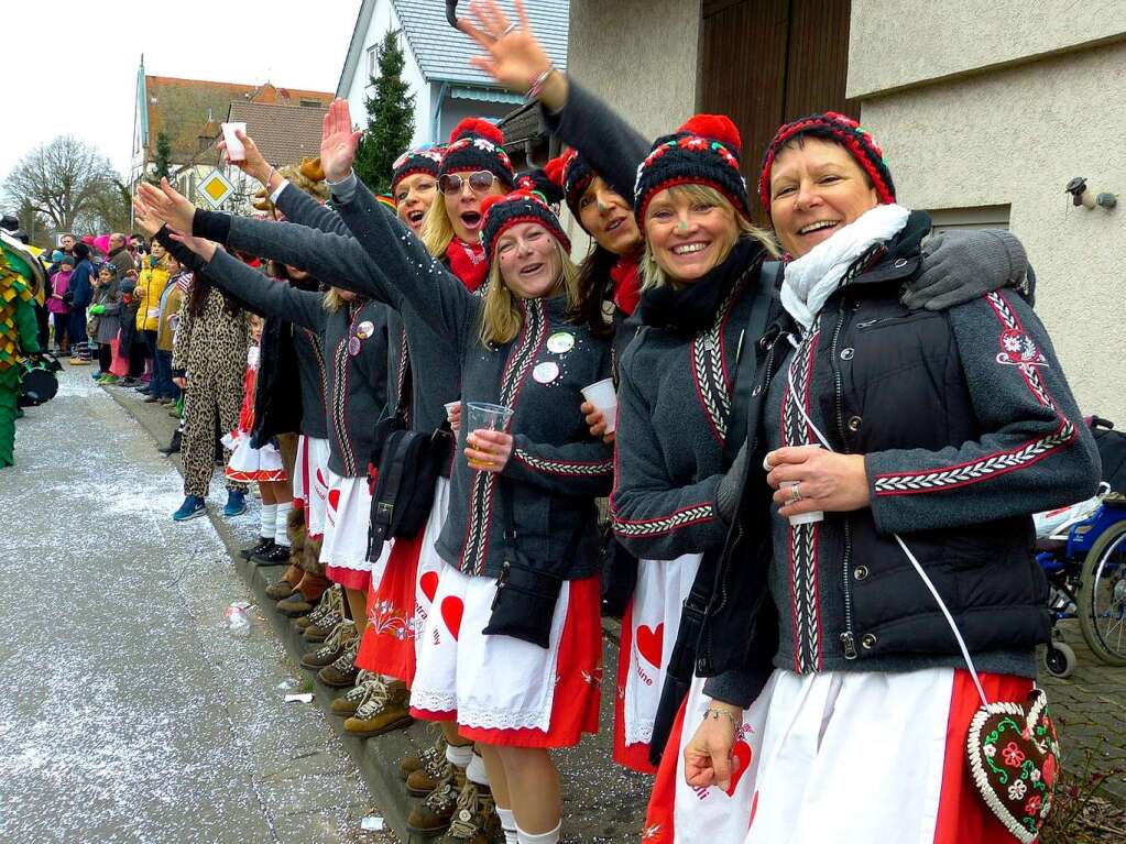 Umzug Reute: So begrt man die nrrischen Gste!