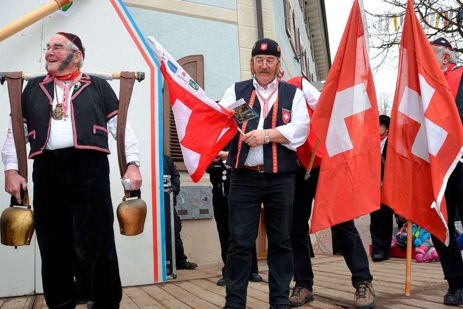 Bonndorfer Stammtischgeschichten: So lautete das Motto des Fasnetspiels. (Foto: Juliane Kühnemund) Bonndorfer Stammtischgeschichten: So lautete das Motto des Fasnetspiels. (Foto: Juliane Kühnemund)