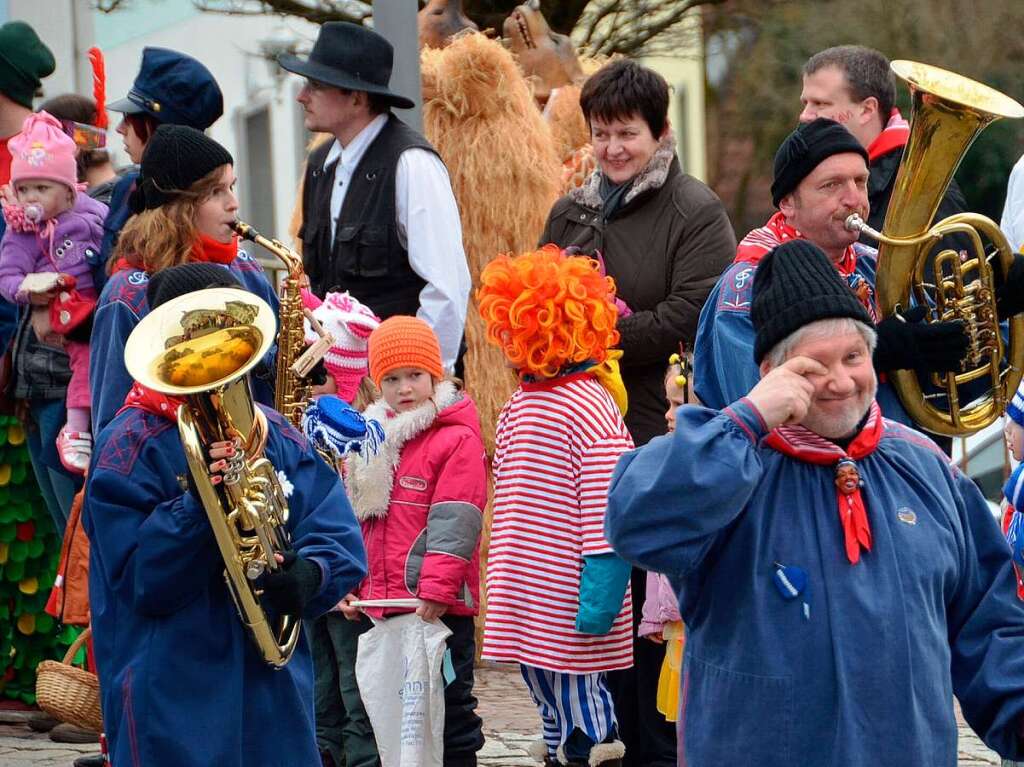 Mit einem weinenden Auge verlsst Dirigent Klaus Steckeler die Bonndorfer Fasnet.