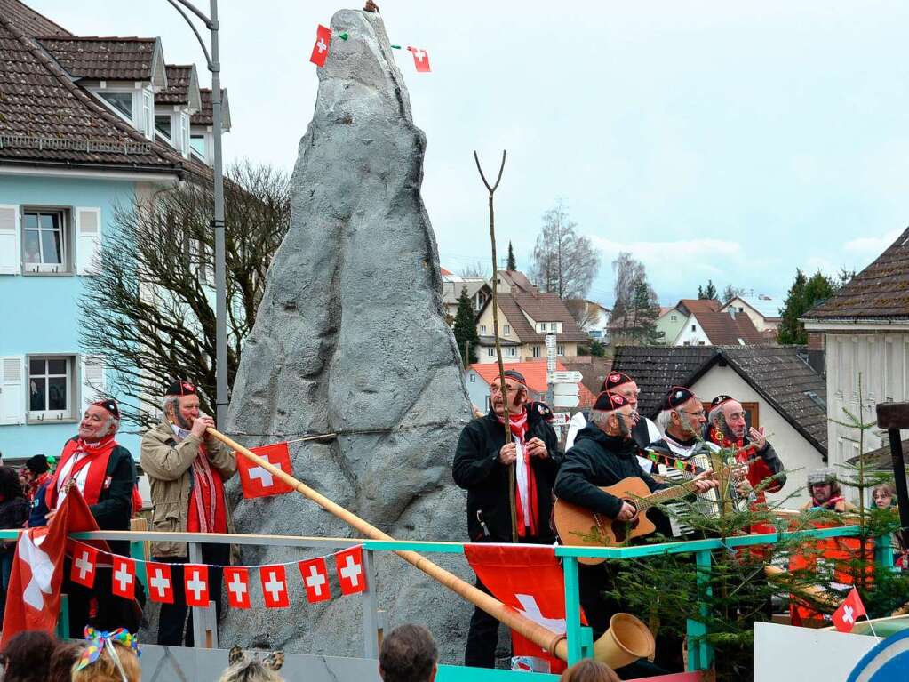 Aus dem Brner Oberland kamen die eidgenssischen Alt-Narrenrte.