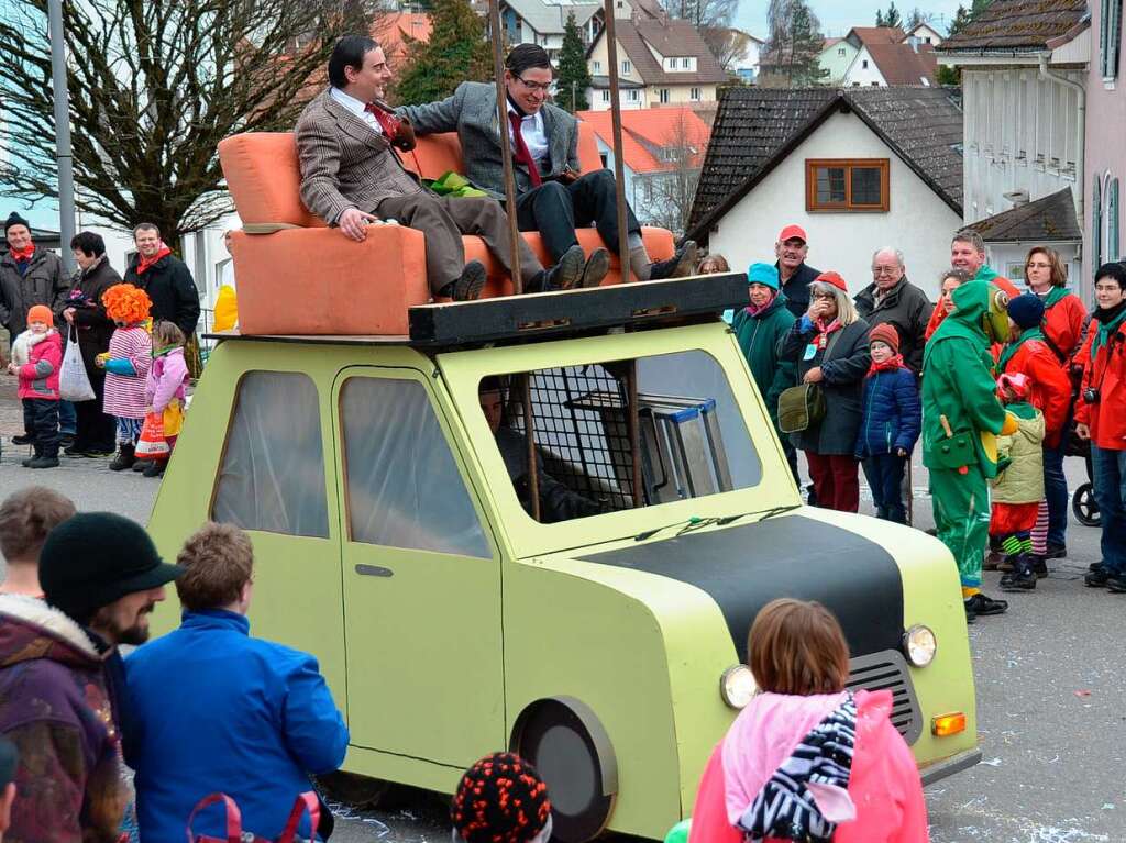 Die Fahrt auf diesem Vehikel war ganz schn „aufrttelnd“.