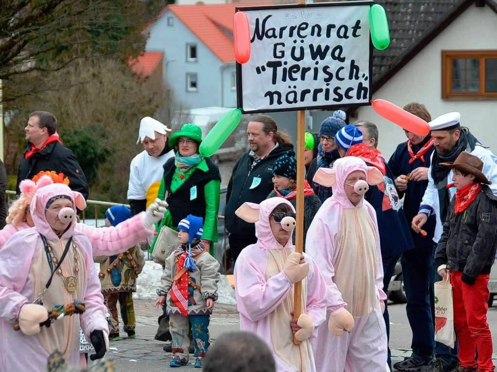 tierisch-nrrischer Narrenrat aus Gndelwangen