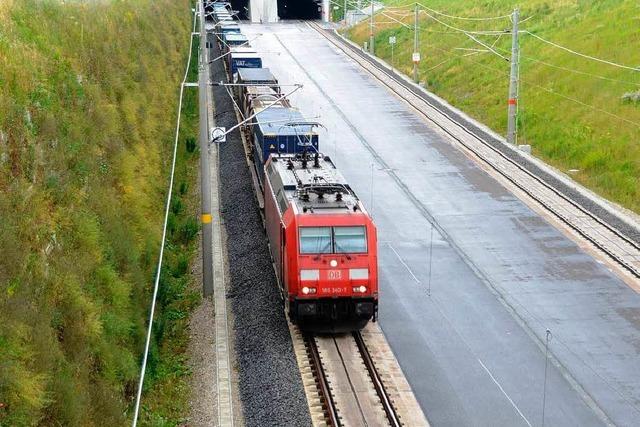 Bald herrscht viel Zugverkehr im Katzenbergtunnel