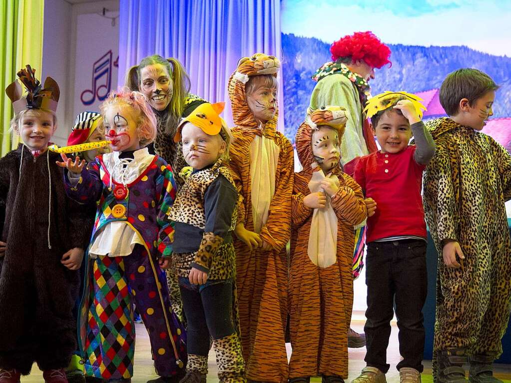 Am Fasnetmontag fand der traditionelle Kinderumzugder Oberwindemer Spitzbuebe statt.