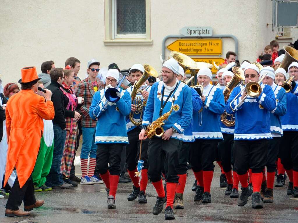 Tolle Stimmung herrschte beim groen Fasnetumzug in Ewattingen.