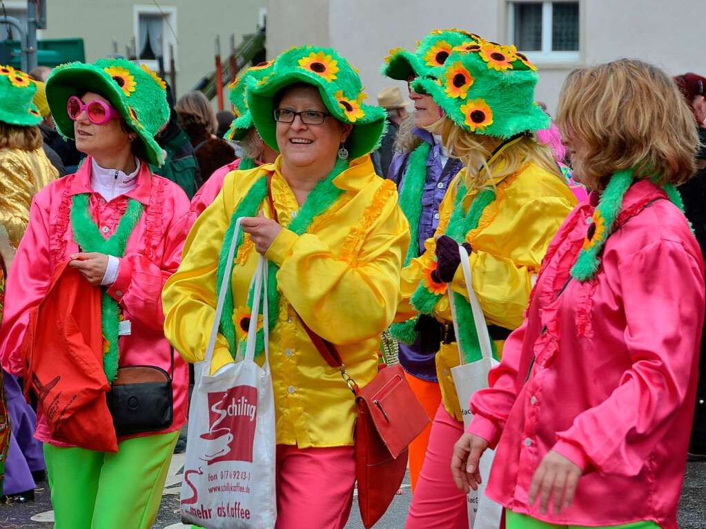 Tolle Stimmung herrschte beim groen Fasnetumzug in Ewattingen.