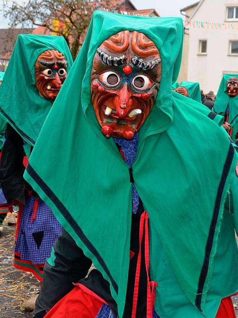 Tolle Stimmung herrschte beim groen Fasnetumzug in Ewattingen.