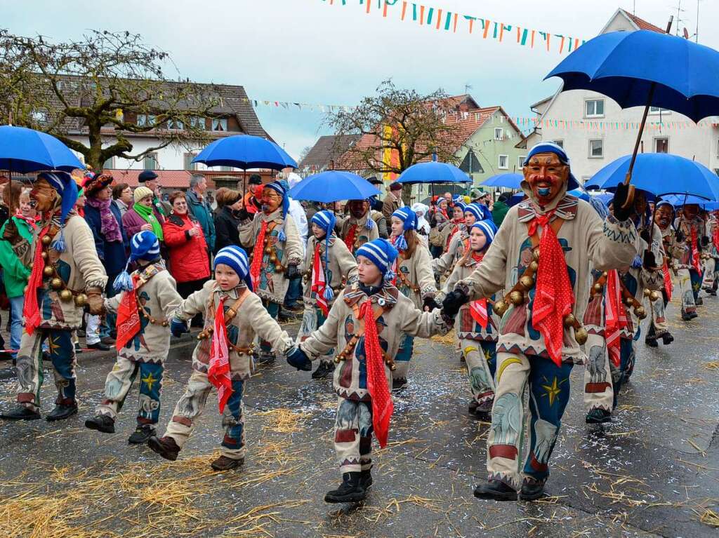 Tolle Stimmung herrschte beim groen Fasnetumzug in Ewattingen.