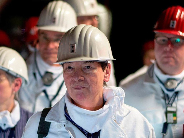 Bundesumweltministerin Barbara Hendric...iedersachsen) das Atommll-Lager Asse.  | Foto: dpa